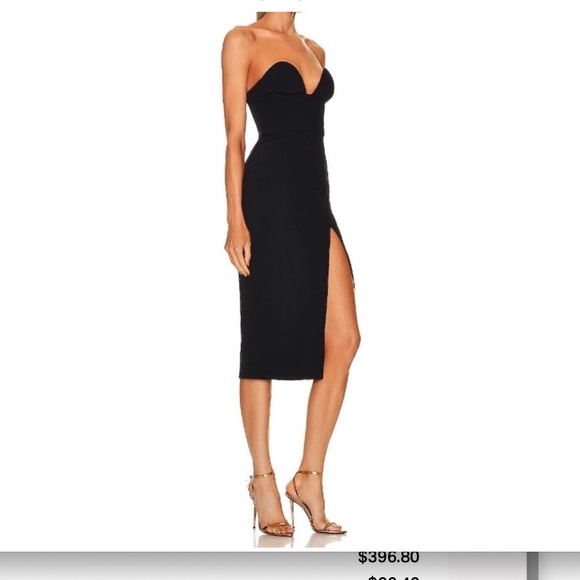 Strapless Knee-Length Dress - Picture 2 of 6